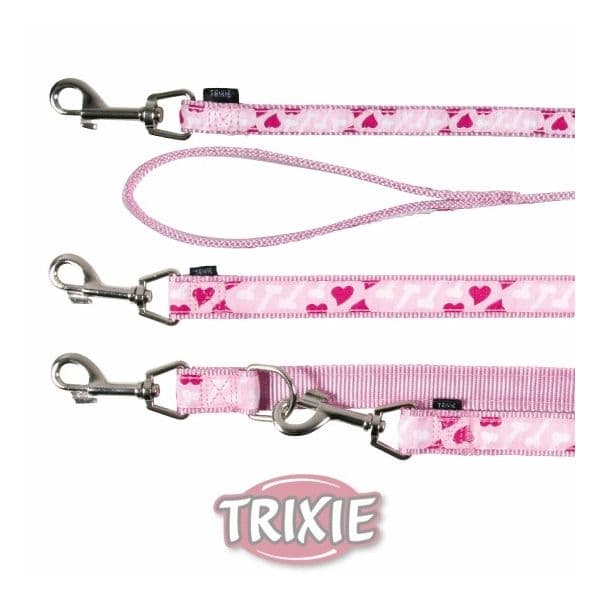 Trixie Trela Ajustável Modern Art Rose Heart 2m / 15mm - 15918