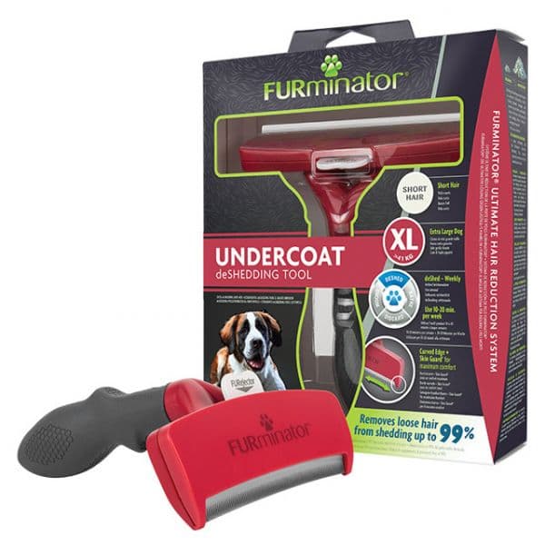 FURminator Escova Desembaraçadora Pelo Curto - Cão Maxi