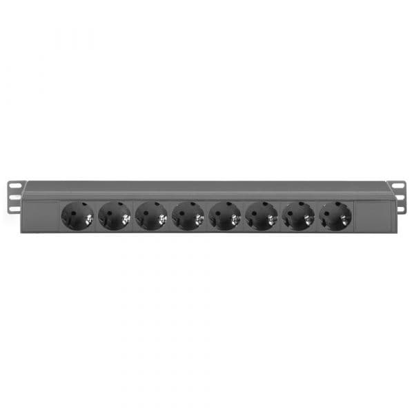 Adam Hall 19 Parts 87471 T - 19" Rackmount 8 Outlet Power Strip