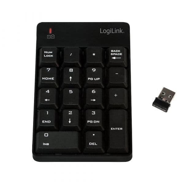 Teclado LogiLink Numérico Wireless/USB