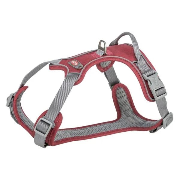 Trixie Peitoral Premium Active Vinho/Vermelho 30-40 cm/15 mm
