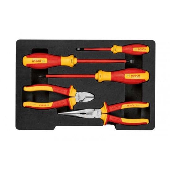 Bosch Professional Kit Ferramentas Manuais Isoladas VDE 5 Peças 1600A02NG2