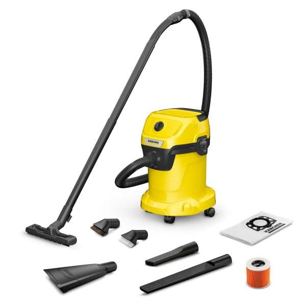 Aspirador Karcher Sólidos e Líquidos WD 3 V-17/6/20 CAR - 1.628-115.0