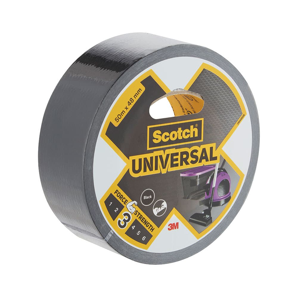 3M Fita Universal Americana Scotch 50m x 48mm Preta