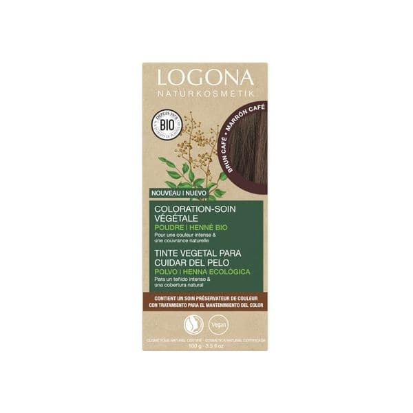 Logona Corante Vegetal Marrom (coffe Brown) 100 g