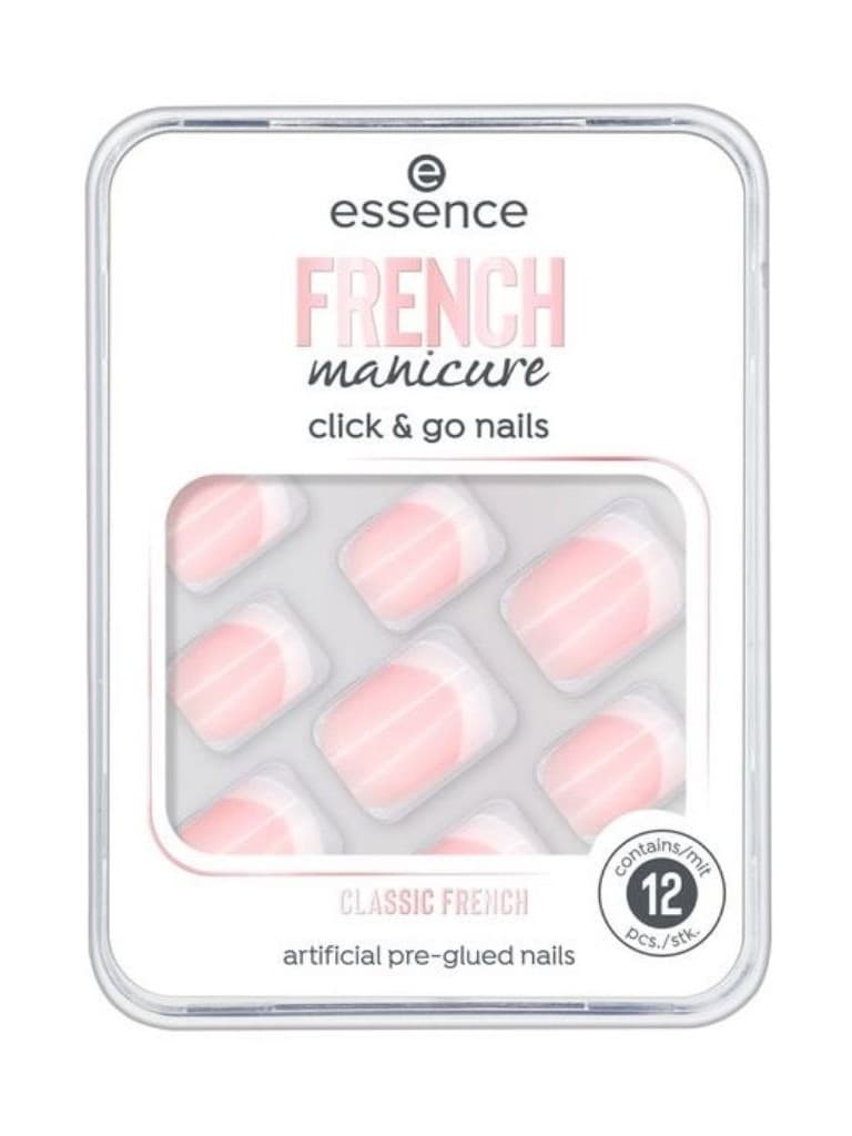 Essence French Manicure Click & Go Nails 12Pcs Nº01