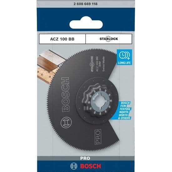 Bosch Lâmina de Corte Multiferramentas PRO ACZ BB 100 mm