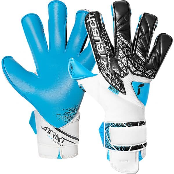 Reusch Luvas de Guarda-redes Attrakt Aqua Evolution Goalkeeper Gloves 5570455-1126 7,5 Branco