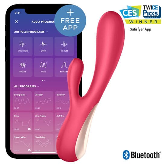 Satisfyer Mono Flex com App Vermelho - PR17260