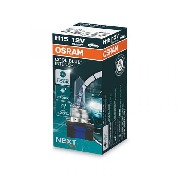 Osram Lâmpada H15 12V 55/15W Cool Blue Intense Next Gen - 64176CBN