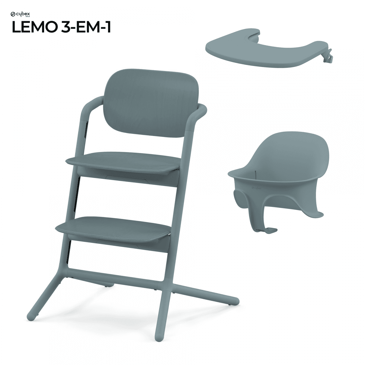 Cybex Lemo Nova Geração 3 em 1 Set Stone Blue
