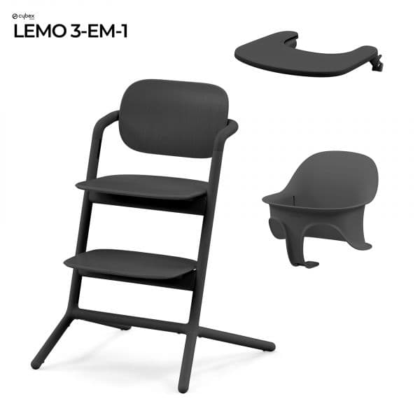 Cybex Lemo Nova Geração 3 em 1 Set Stunning Black