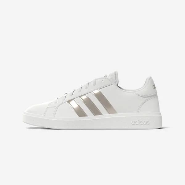 Adidas Sapatilhas de Caminha Court Base branco/prateado-39 1/3