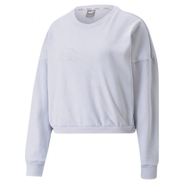 Puma Nova Shine Pull Over Sweatshirt Roxo M Mulher