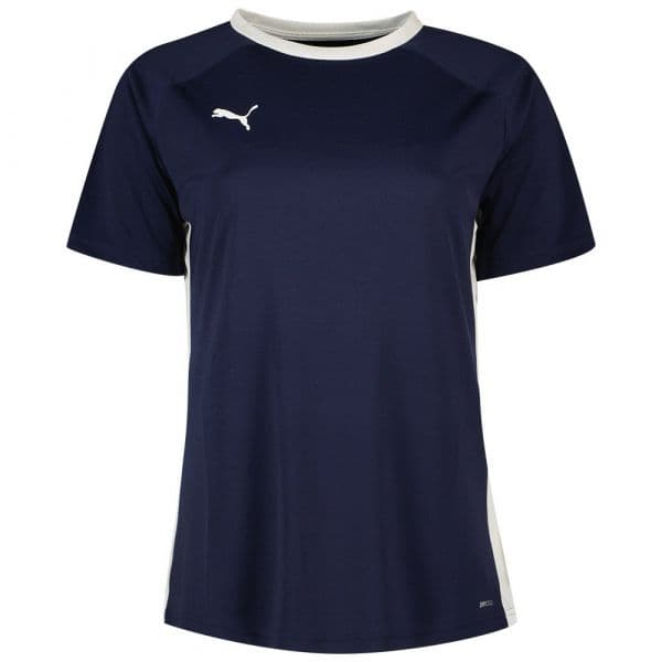 Puma Teamliga Short Sleeve T-shirt Azul M Mulher