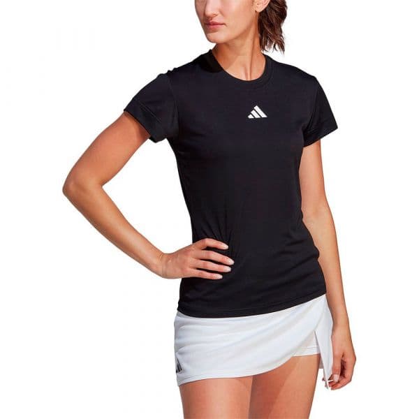 Adidas Freelift Short Sleeve T-shirt Preto S Mulher
