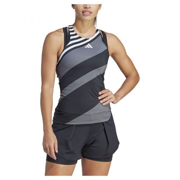 Adidas Pro Sleeveless T-shirt Cinzento S Mulher
