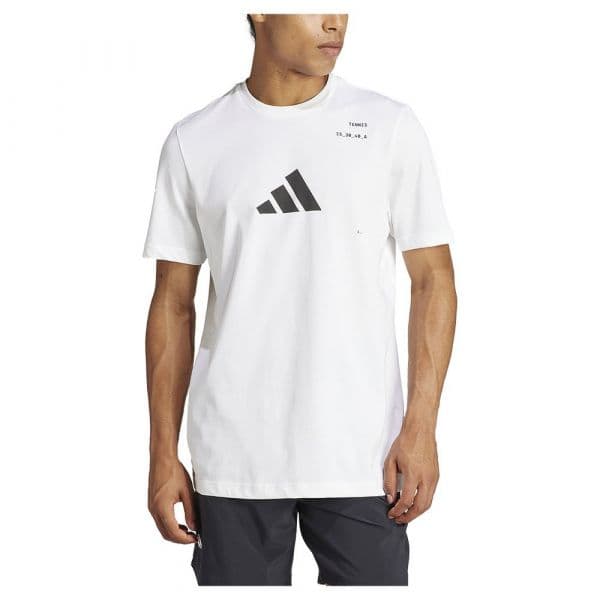Adidas Tns Cat G Short Sleeve T-shirt Branco L Homem