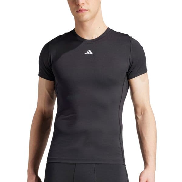 Adidas Techfit Aeroready T-shirt Schwarz is7606 L Preto