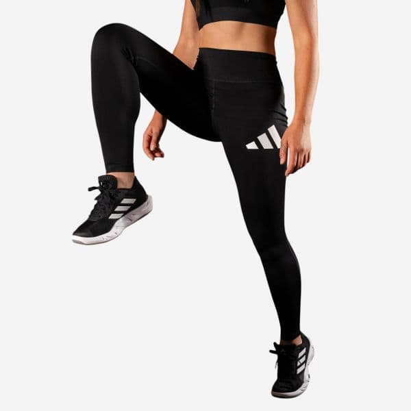 Adidas Leggings de Fitness com Logótipo Preto-s