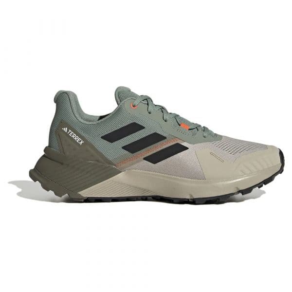 Adidas Sapatilhas de Trail Running Terrex Soulstride Silver Green / Core Black / Semi Impact Orange 45 1/3