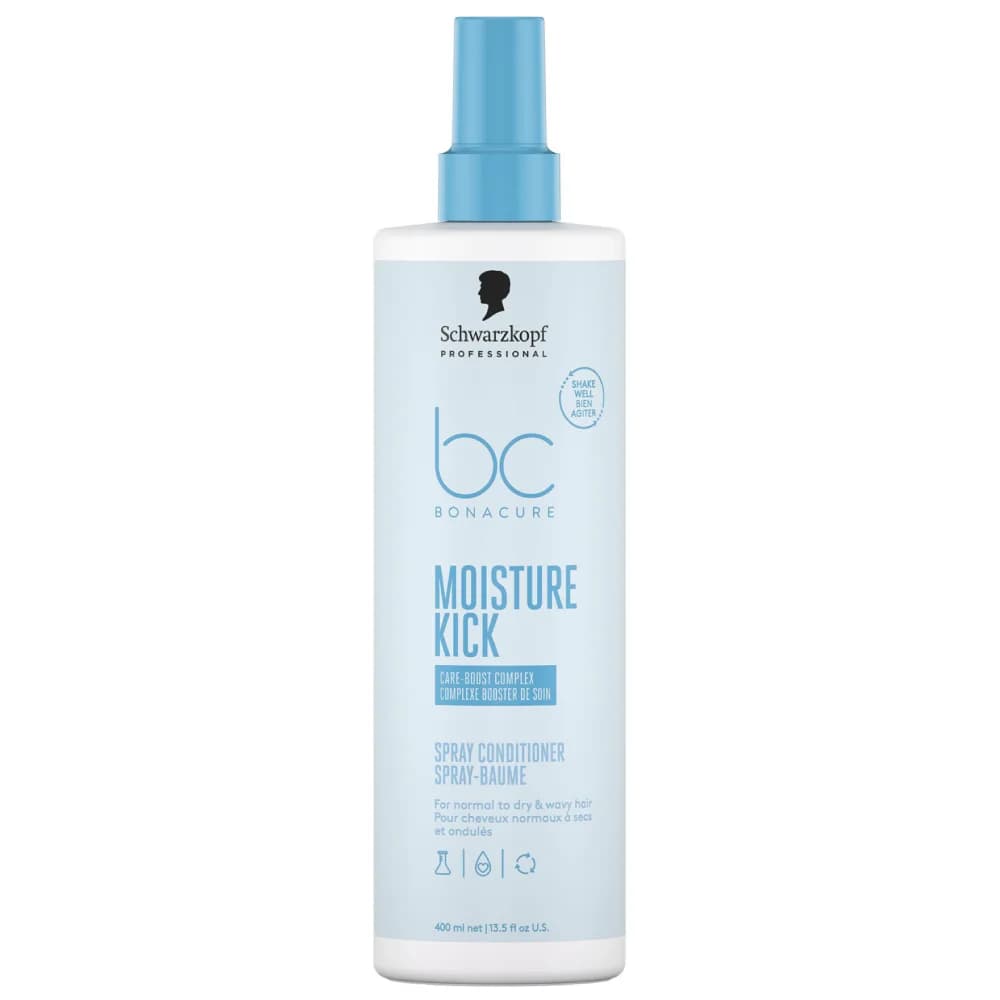 Schwarzkopf - BC Bonacure Clean Moisture Kick Spray Condicionador Hidratante 400 ml