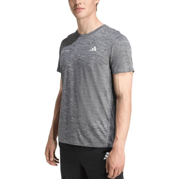 Adidas T-shirt Own the Run Melange jn9870 L Cinzento