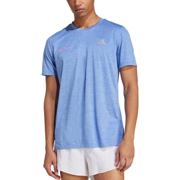 Adidas T-shirt Own the Run Melange jl8725 L Azul