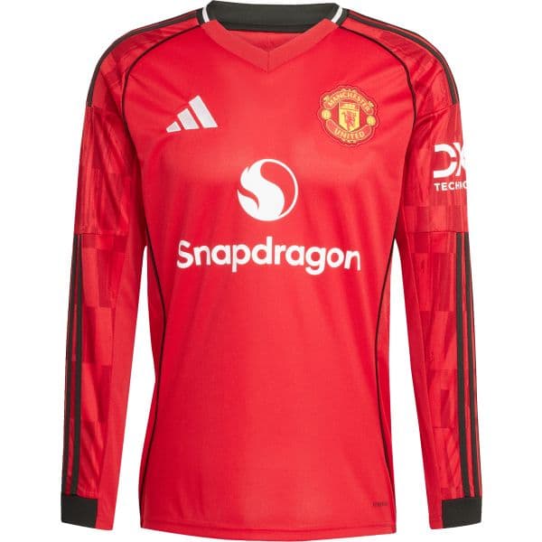 Adidas Camisola de Manga-comprida Mufc H Jsy L 2025/26 jp3037 XL Vermelho