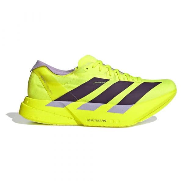 Adidas Sapatilhas de Running Adizero Adios Pro 4 Solar Yellow / Aurora Plum / Powder Plum 46