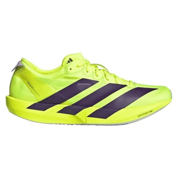 Adidas Sapatilhas de Running Adizero Adios 9 Solar Yellow / Aurora Plum / Powder Plum 40 2/3