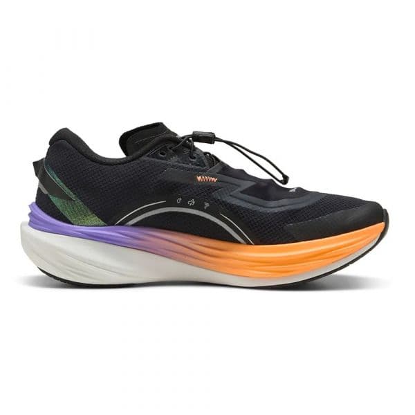 Puma Sapatilhas de Running Deviate Nitro 3 Wtr+ PUMA Black / Heat Fire 42