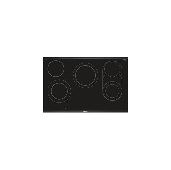 Bosch Serie 8 PKM875DP1D placa Preto, Aço inoxidável Encastre Cerâmica 5 zona(s)