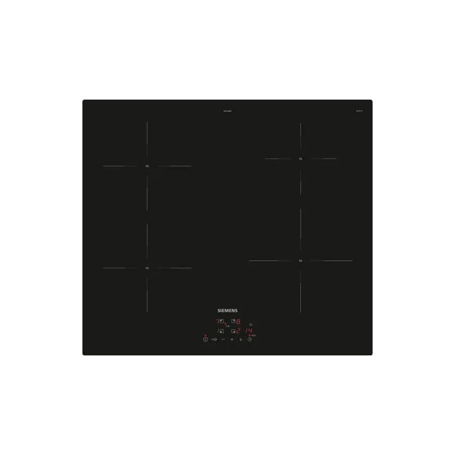Siemens iQ100 EU611BEB5E placa Preto Encastre 60 cm Placa com zona de indução 4 zona(s)