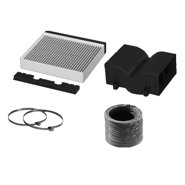 Módulo Recirculação Bosch DWZ1CB1I4 | Filtro, Preto/Branco