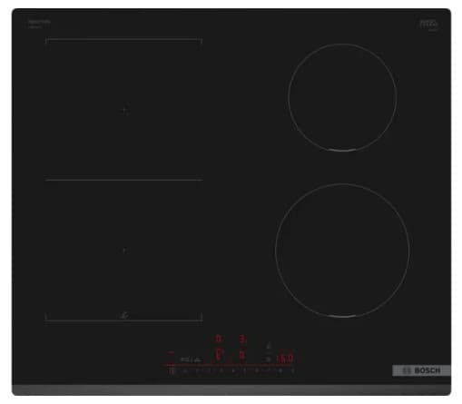 Placa de Indução Bosch PVS631HC1E | 4 Zonas, Preto, 59.2 cm