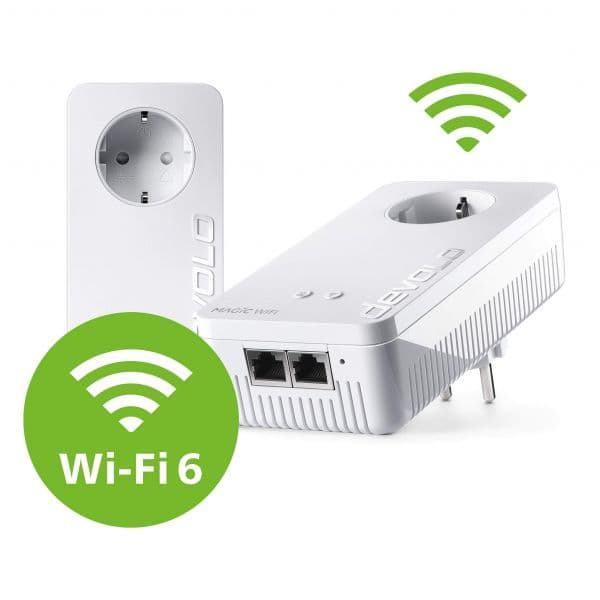 Devolo Magic 2 WiFi 6 next Starter Kit Powerline branco
