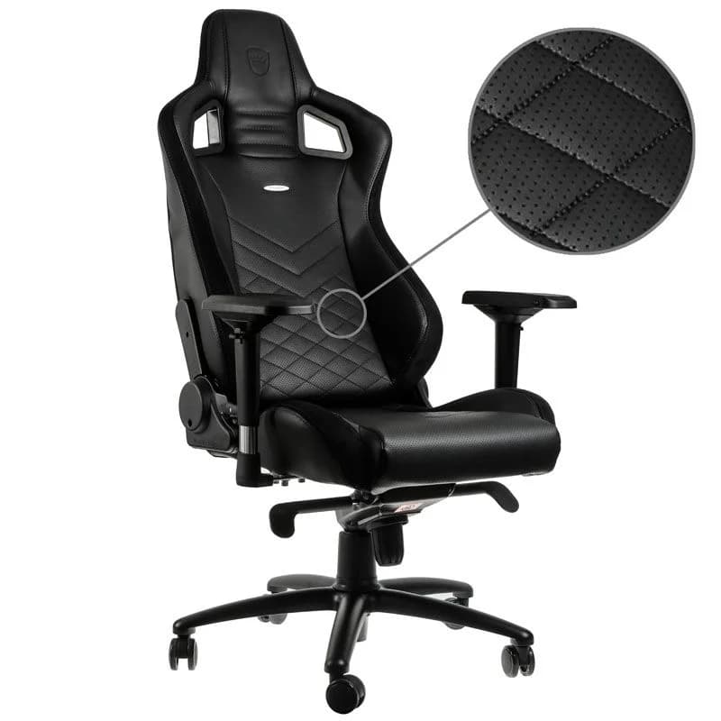 Cadeira noblechairs EPIC PU Leather Preto