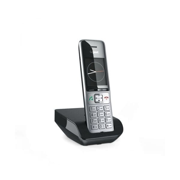 Gigaset Telefone sem-fios COMFORT 500 silver-black - S30852-H3003-B101