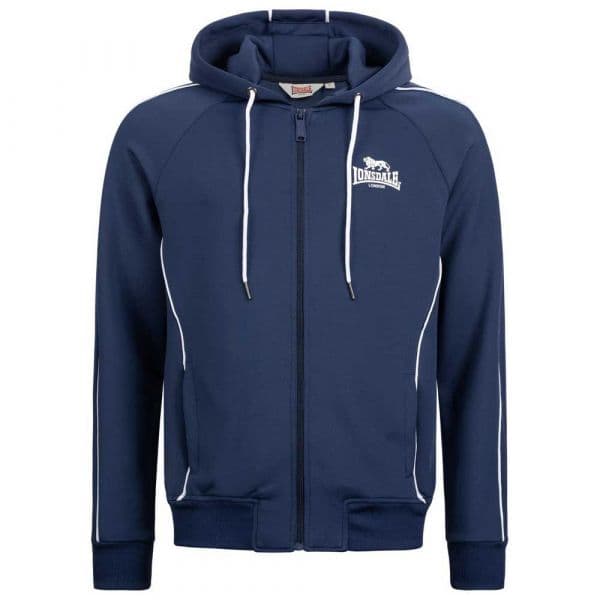 Lonsdale Achavanich Full Zip Sweatshirt Azul 3XL Homem