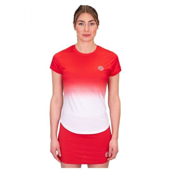 Bidi Badu Crew Gradiant Short Sleeve T-shirt Vermelho S Mulher
