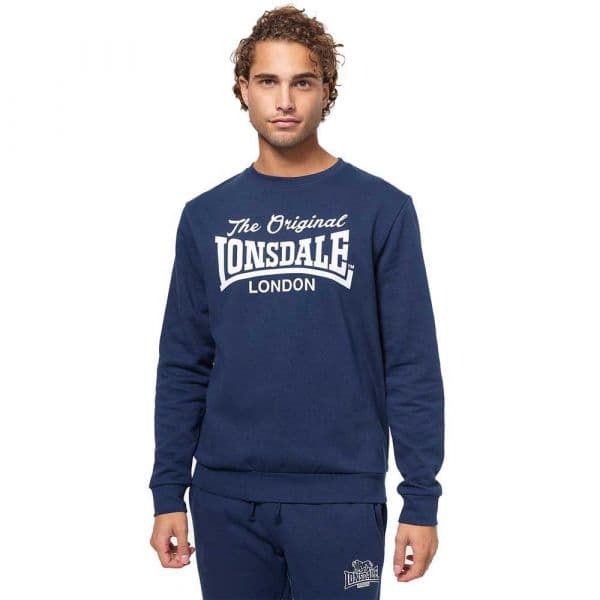 Lonsdale Burghead Sweatshirt Azul S Homem