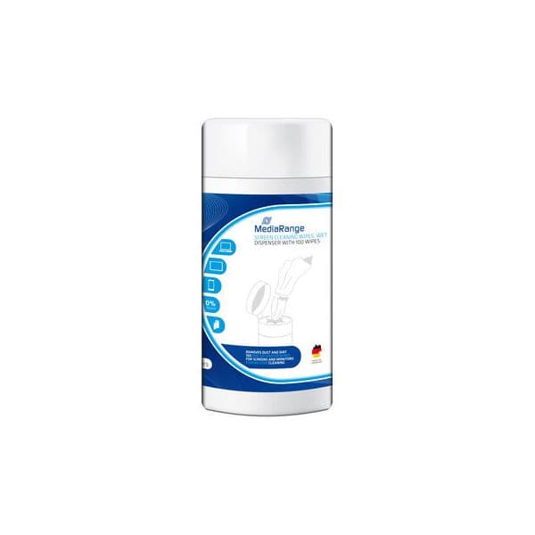 Mediarange Toalhitas Limpa Tft/lcd/plasma (100 Pack) - MR720