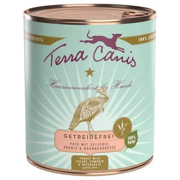 Ração Húmida Terra Canis Menu Cereais 6 X 800 G Frango