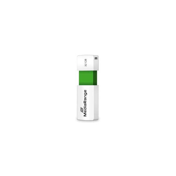 Mediarange 32GB with Slide Mechanism Green USB 2.0 - MR973