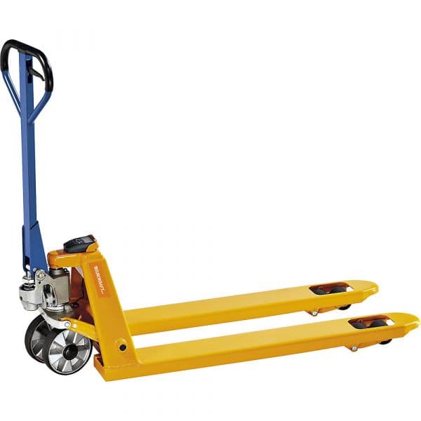 Eurokraft Carro de Elevação de Paletes, Balança, 2000 Kg Amarelo Melão Ral 1028 - M1036223-968925