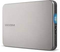 Disco Externo Toshiba Canvio Flex 2TB 2.5" 5000Mbit/s Prata + USB-A e USB-C