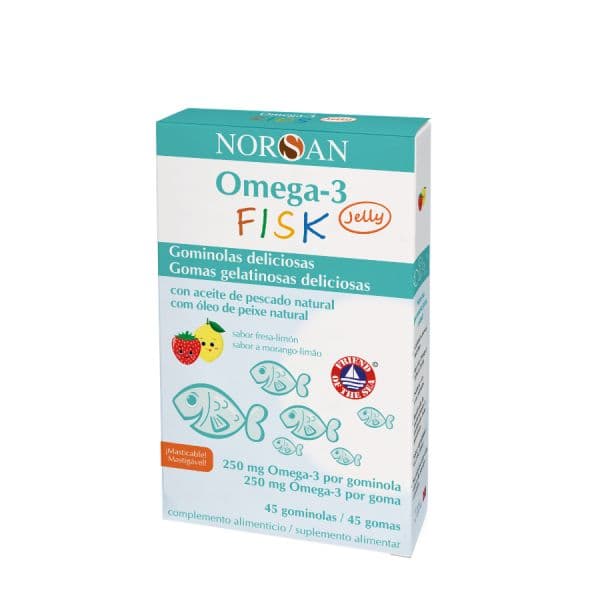 Norsan Ómega-3 Fisk Jelly 45 Gomas