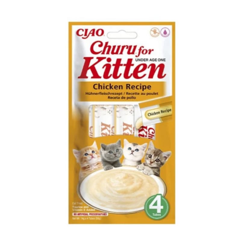 Inaba Churu Snack Líquido Frango 4x14g