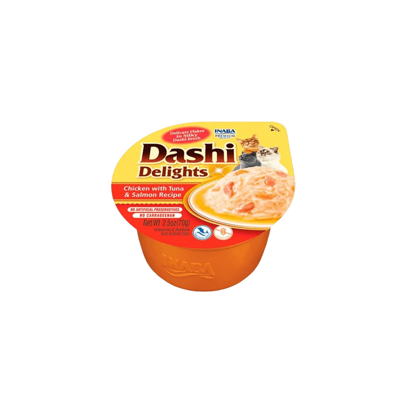 Churu Cat Dashi Pollo con atún y salmón